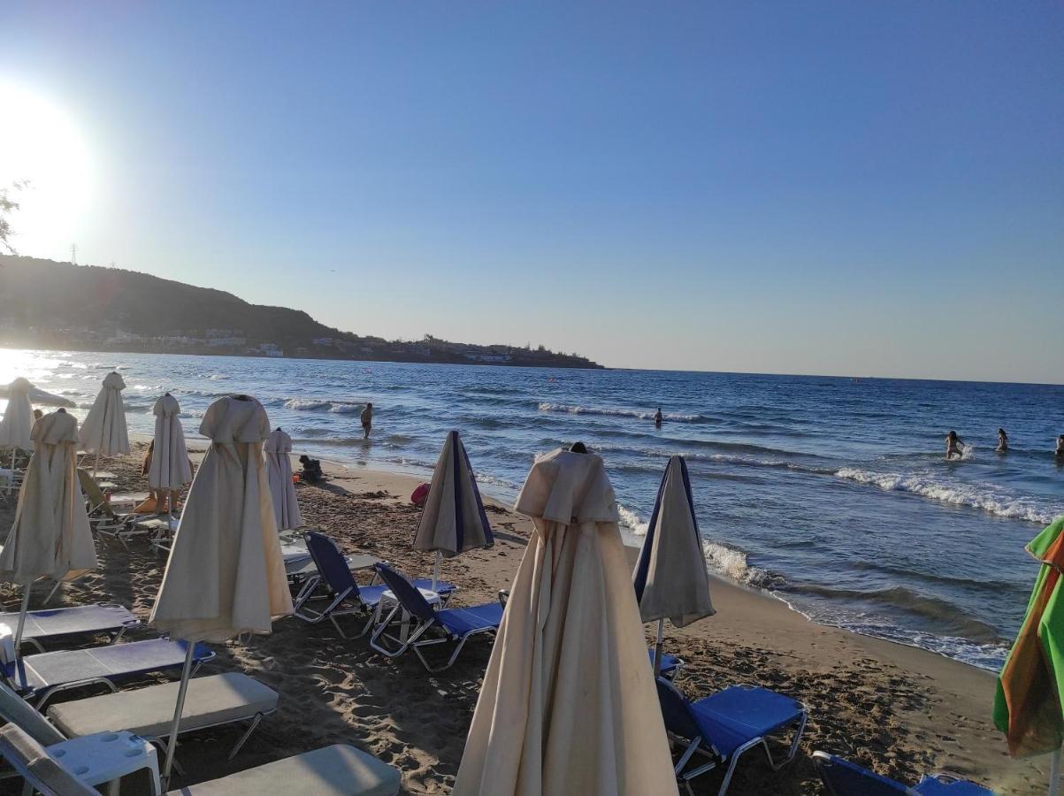 Dedalos N3 Sea View Apartment-30 Metres From The Beach Stalida Exterior foto